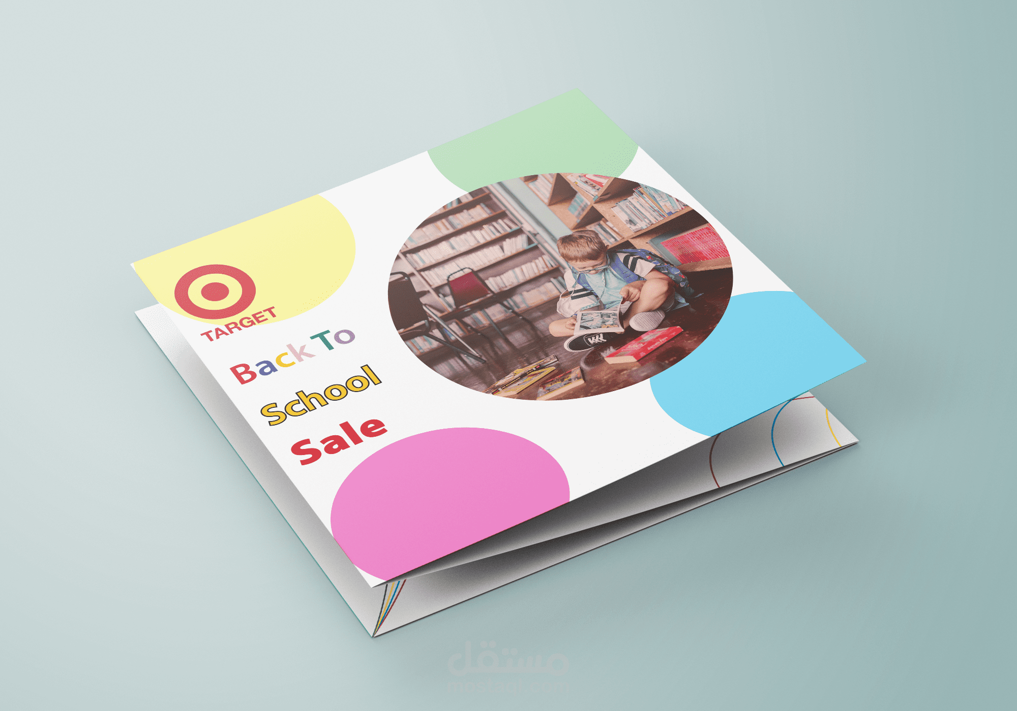 تصميم بروشور ترايفولد لموقع target