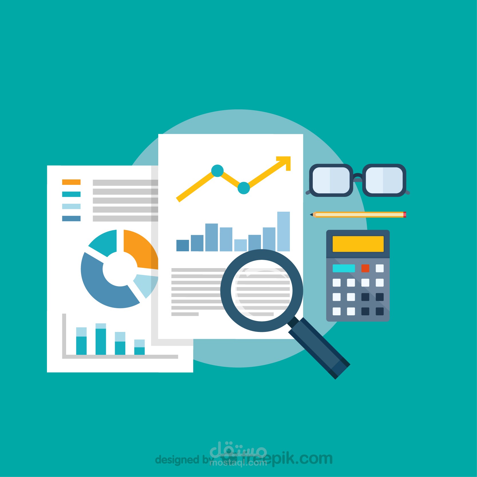 تحليل البيانات "Data analysis".