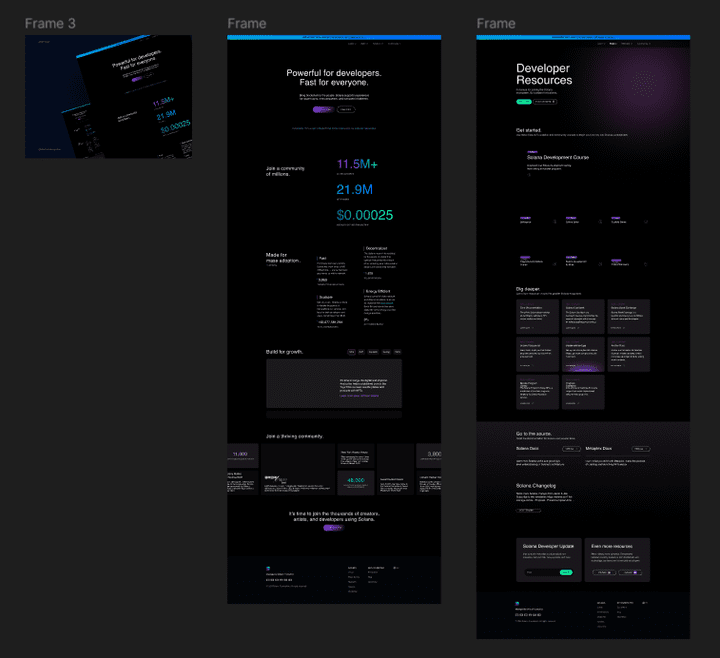 تصميم UI/UX علي شبكه SOL