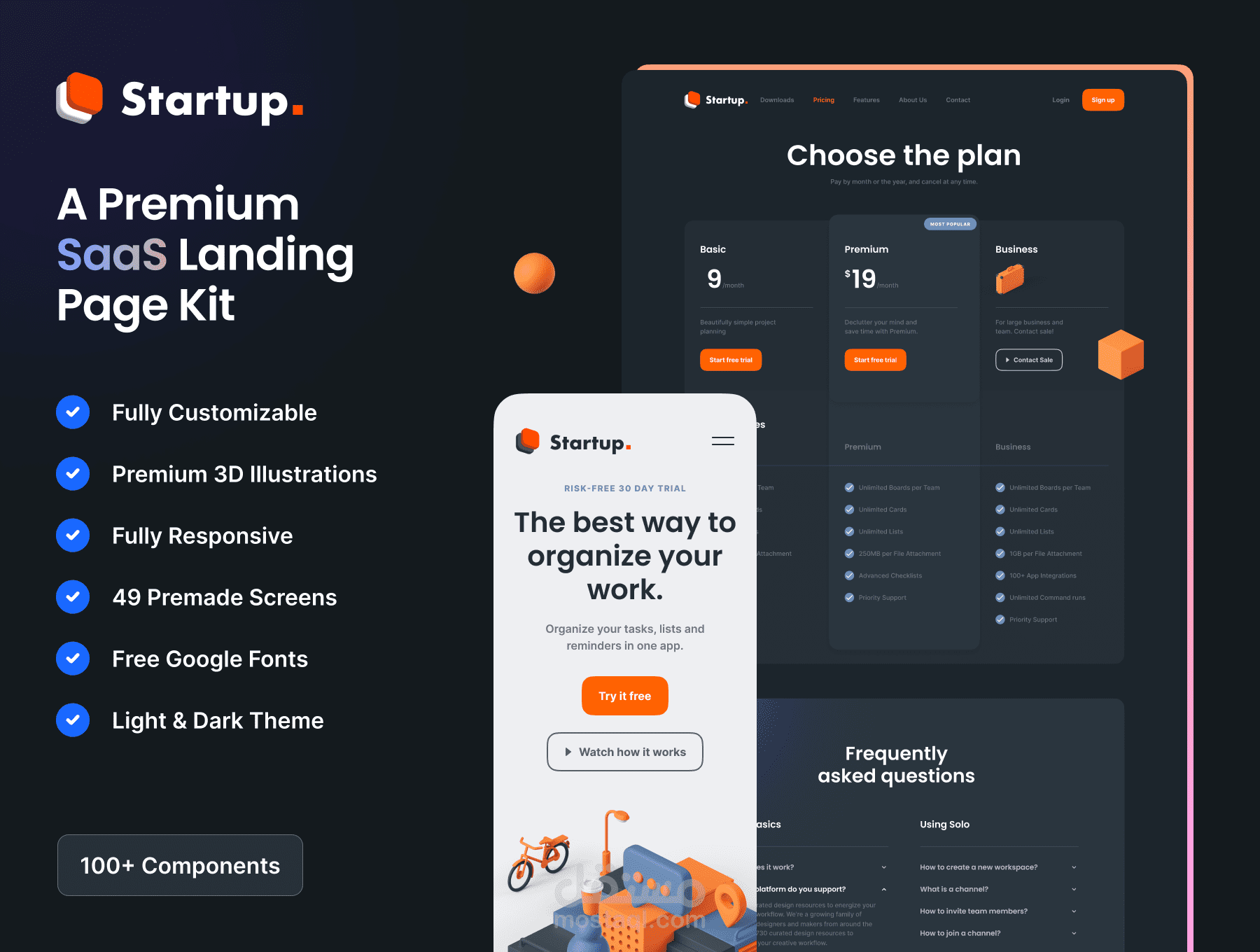 Startup Landing page