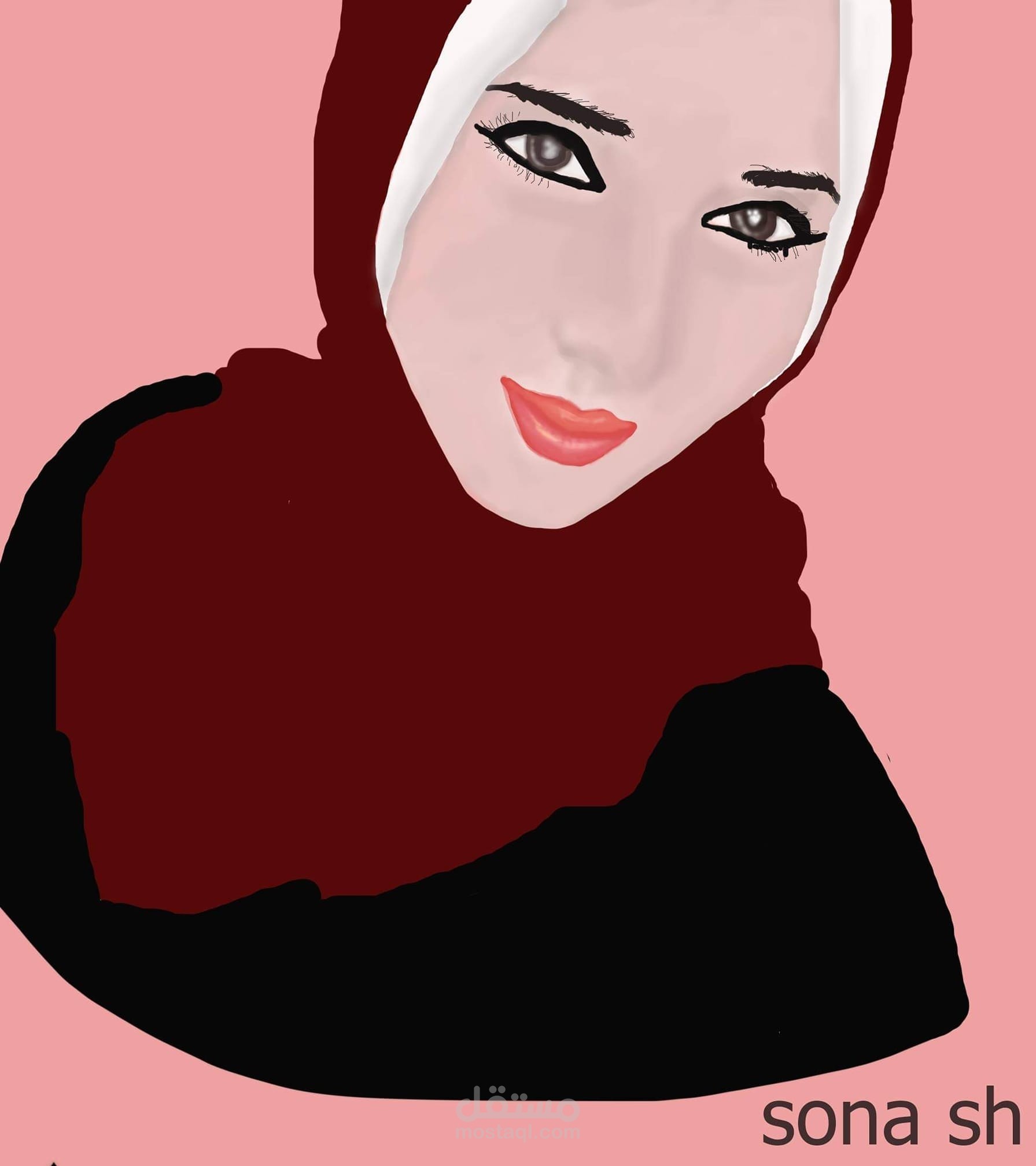 رسم شخصيات ولوحات فنيه رسم يدوي وديجتال