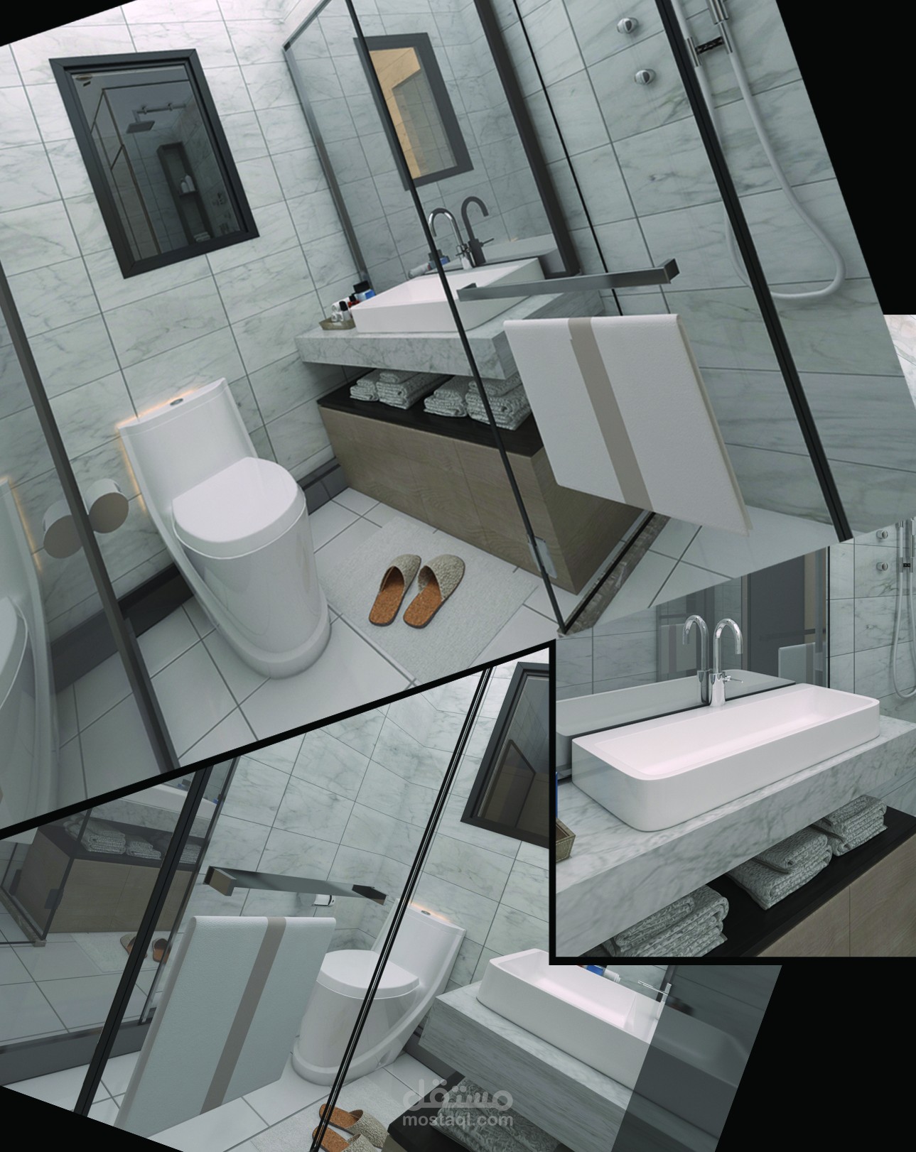 WC Interior design | مستقل
