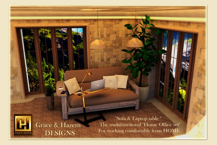 تصميم فاخر ومريح - غرفة جلوس, Furniture & interior design