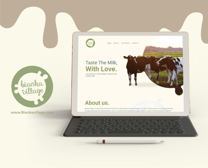 Bianka Village - Dairy Company Website