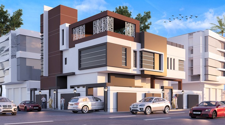 two storey villa