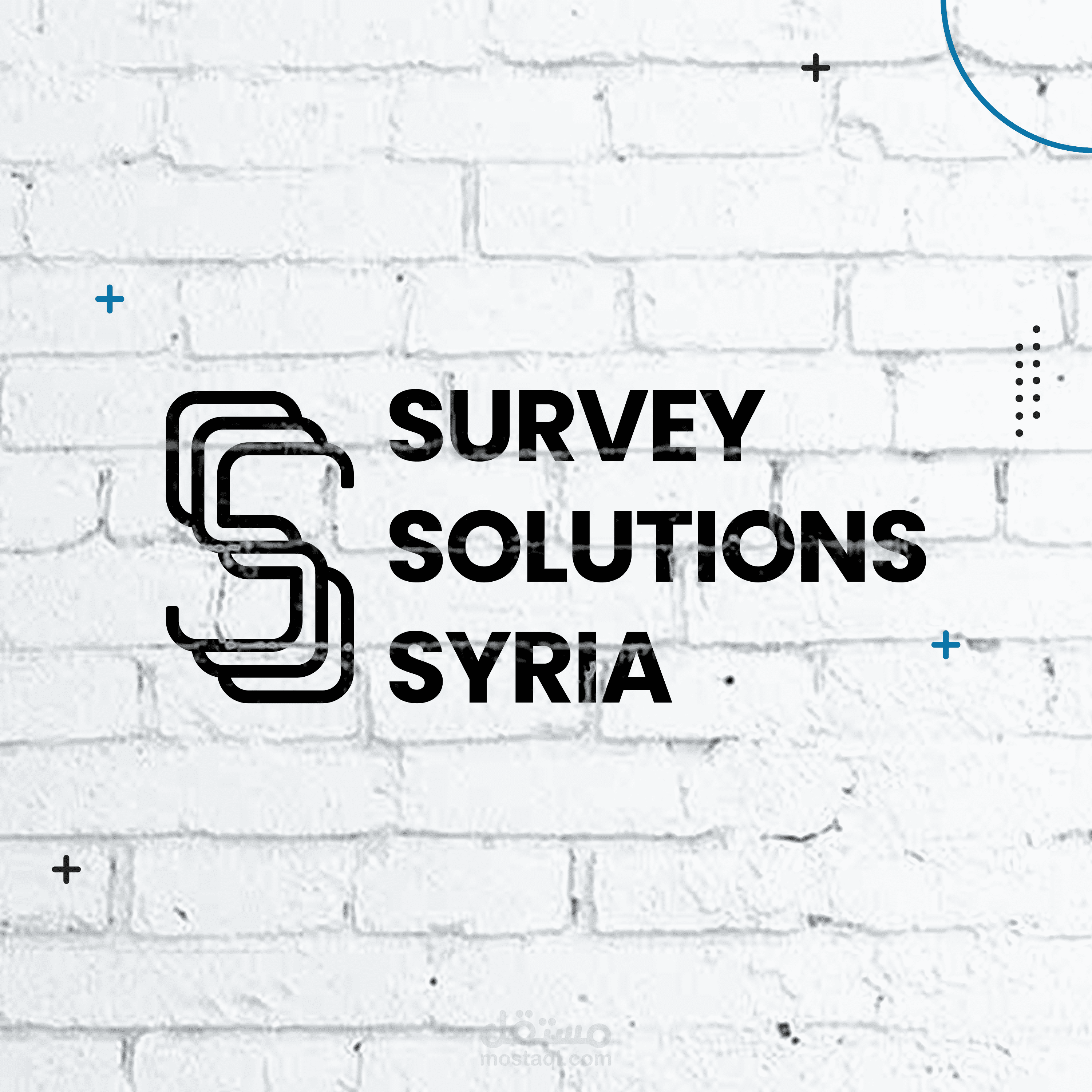 Survey Solutions Syria - لوغو و هوية بصرية و قوالب سوشيال ميديا و تصاميم إبداعية