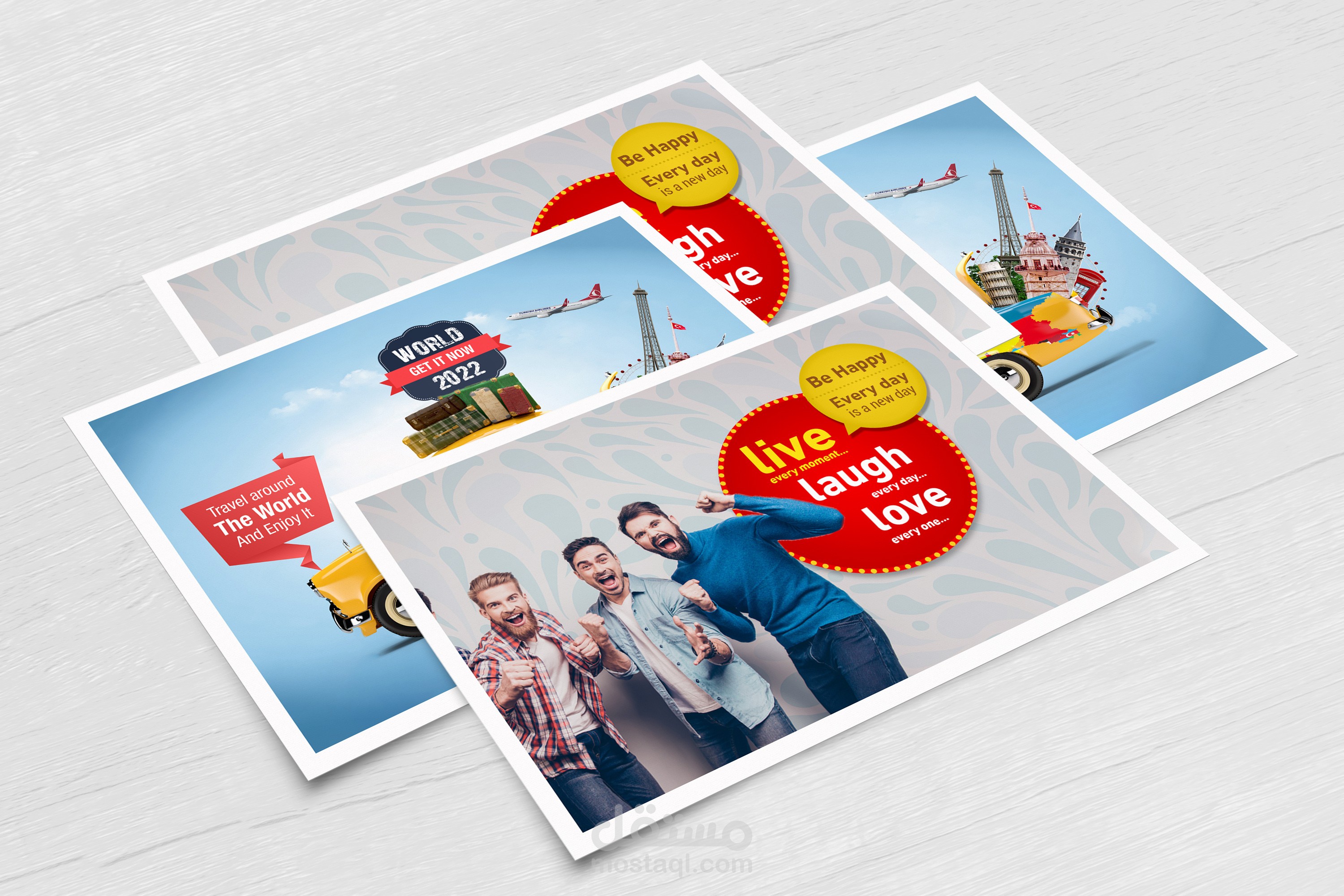 تصاميم بطاقات - Postcards Design