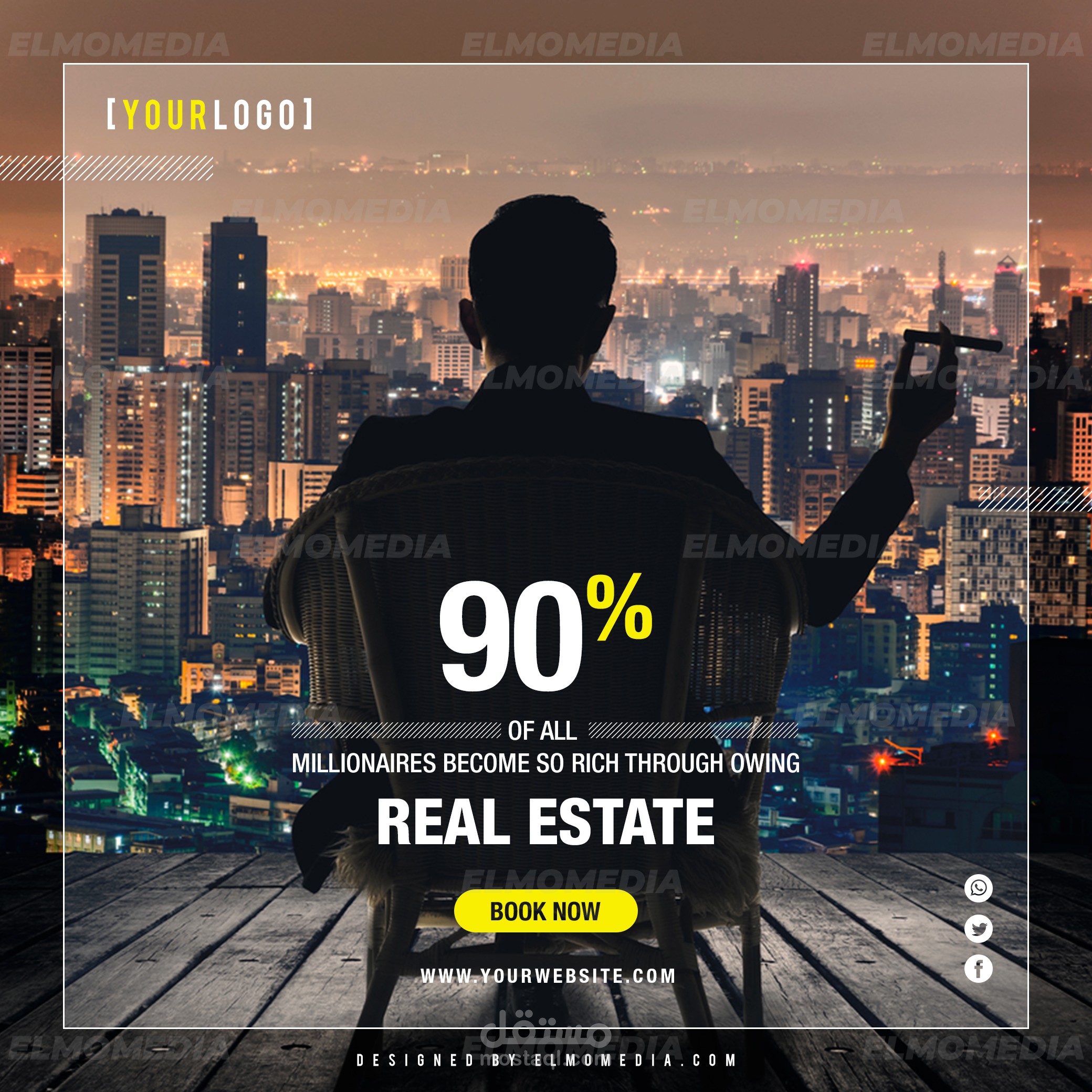 تصاميم الاستثمار العقاري سوشيال ميديا - Social Media Real Estate Design