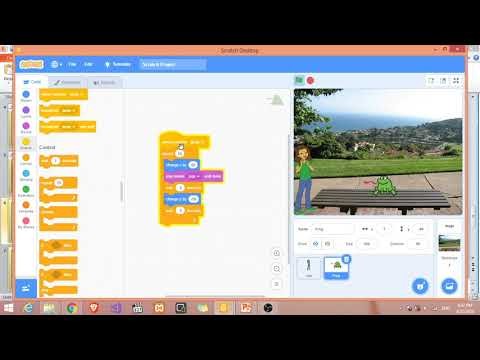 Design a story using the scratch