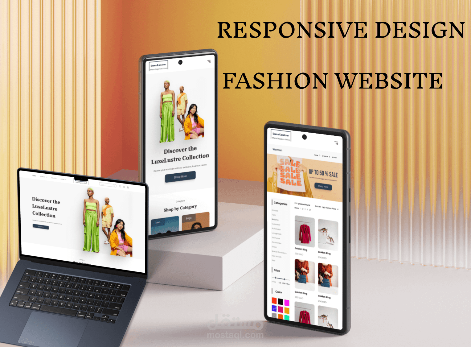 تصميم موقع ecommerce