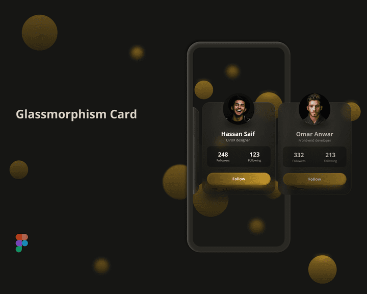 Glassmorphism Card