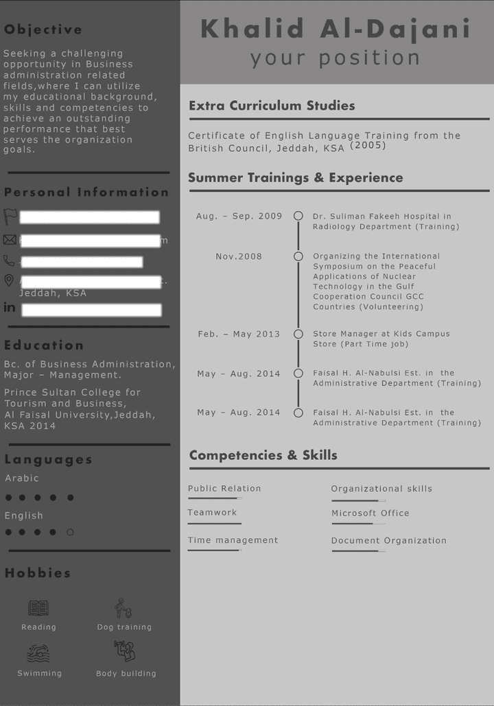 CV design