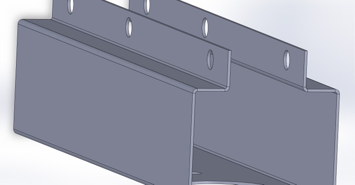 sheet metal section support