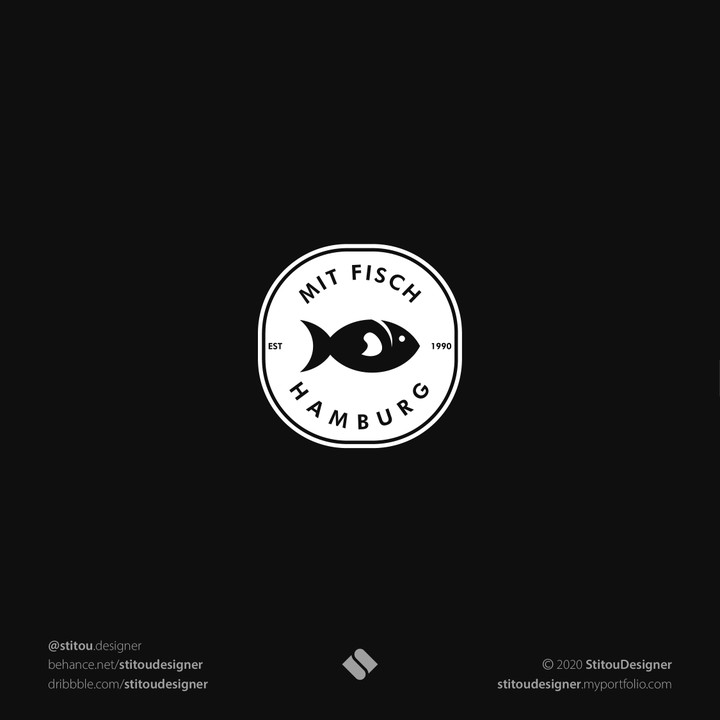 Mit fisch hambrug logo
