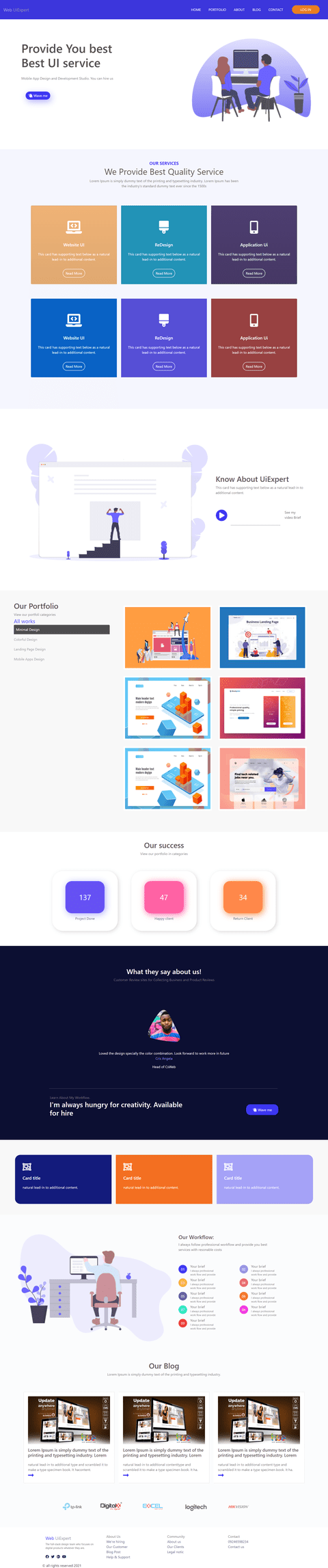 تصميم موقع باستخدام ال css , html