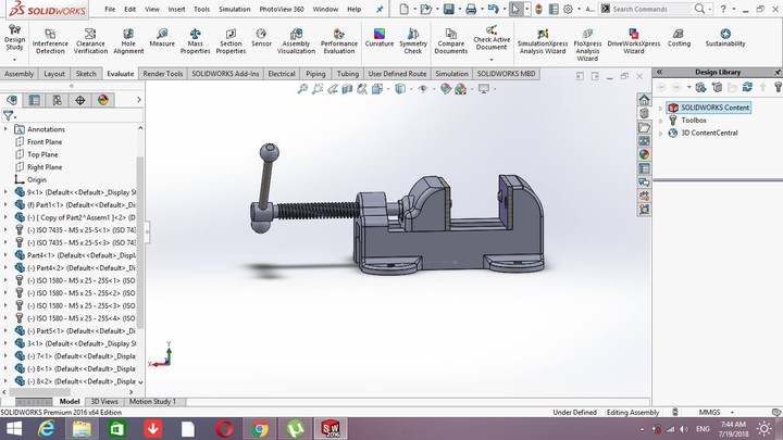 mechanical vice