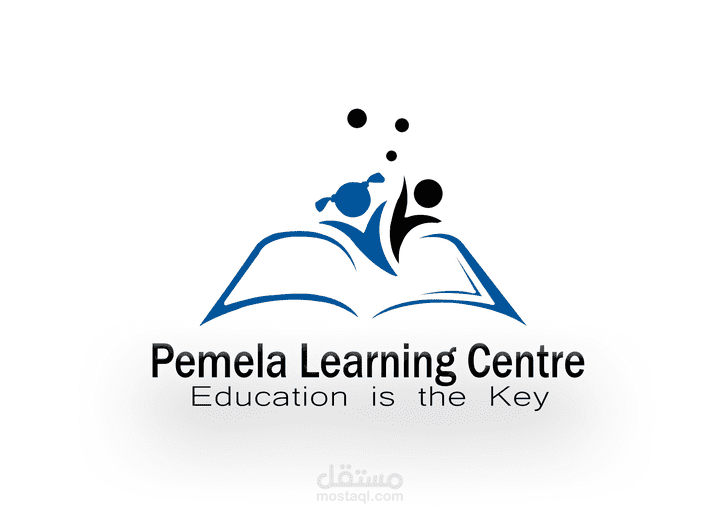 تصميم شعار تعليمي لمركز Pemela Learning Centre - تعليم مبتكر للمستقبل