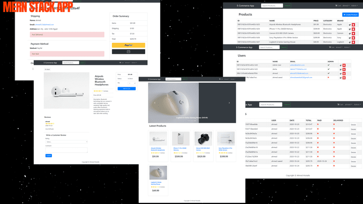 e-commerce App With Mern Stack