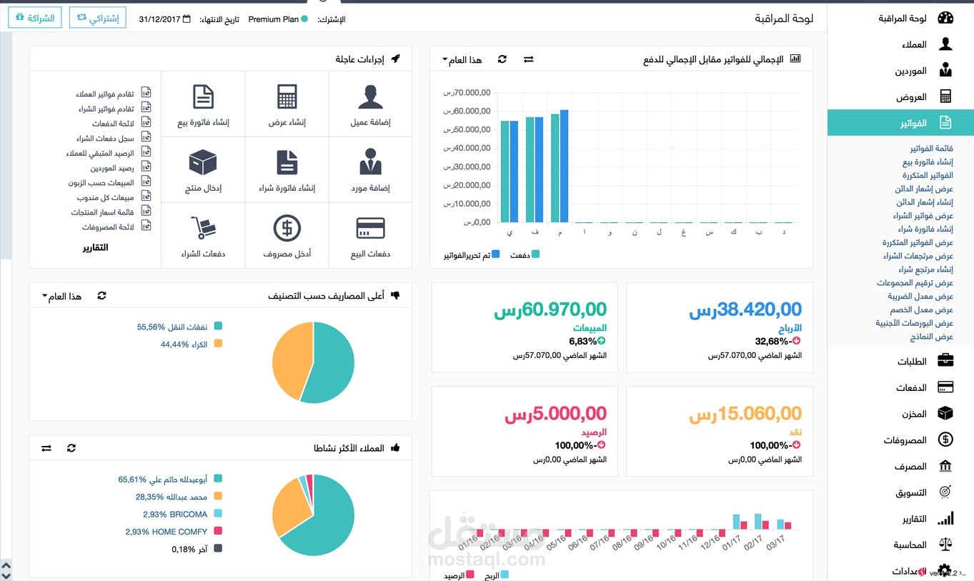 العمل على عدة برامج محاسبية مختلفة