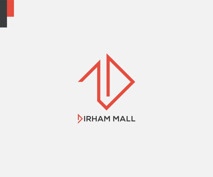 تصميم شعار لموقع Dirham Mall