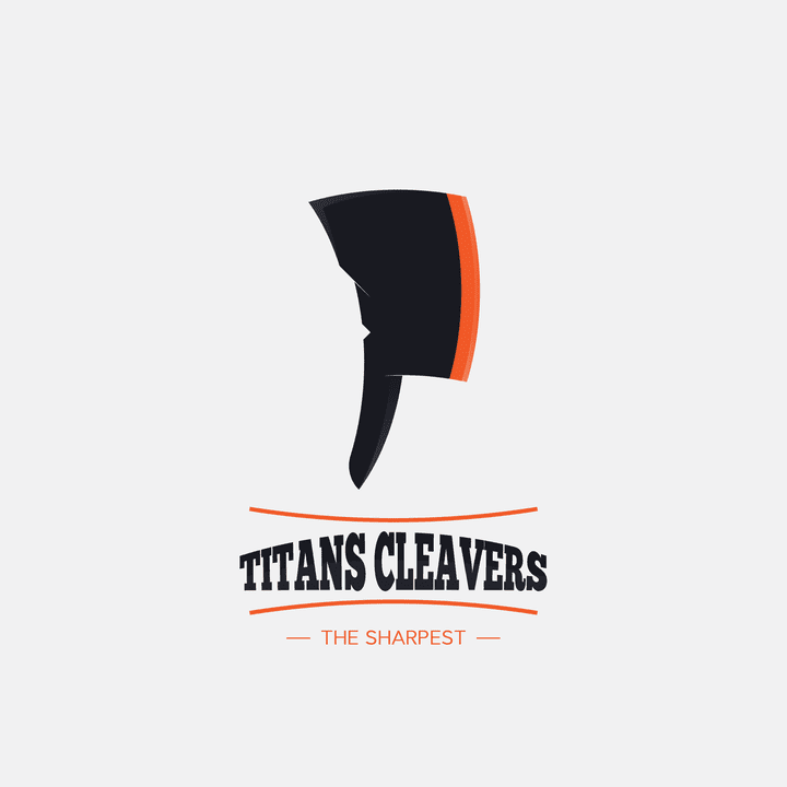 شعار شركة تصنيع أدوات منزلية Titan Cleavers