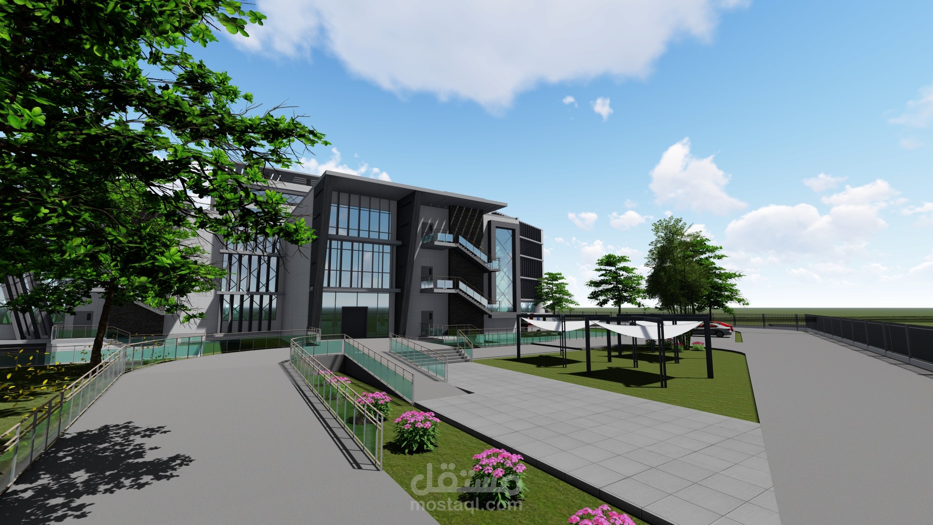 تصميم مناظير 3D للواجهات