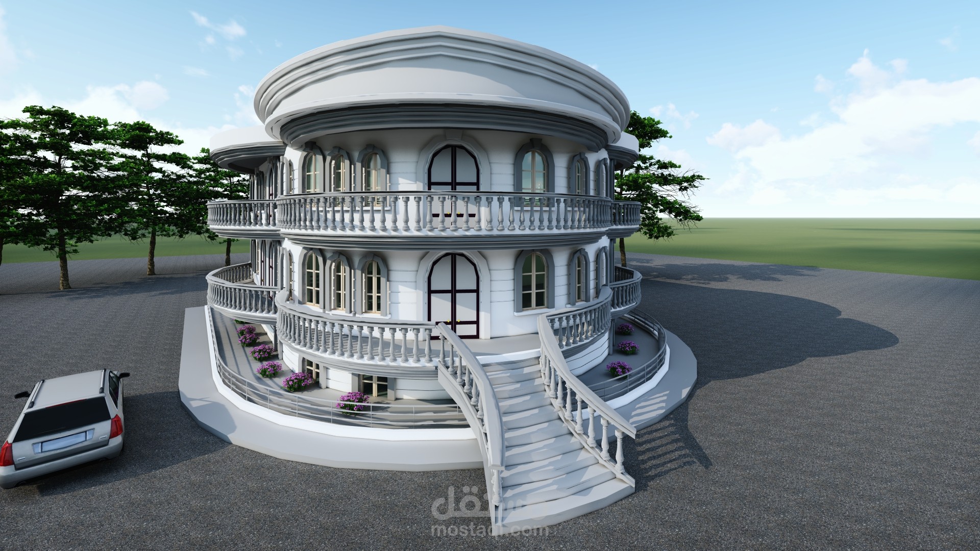 تصميم معماري واظهار