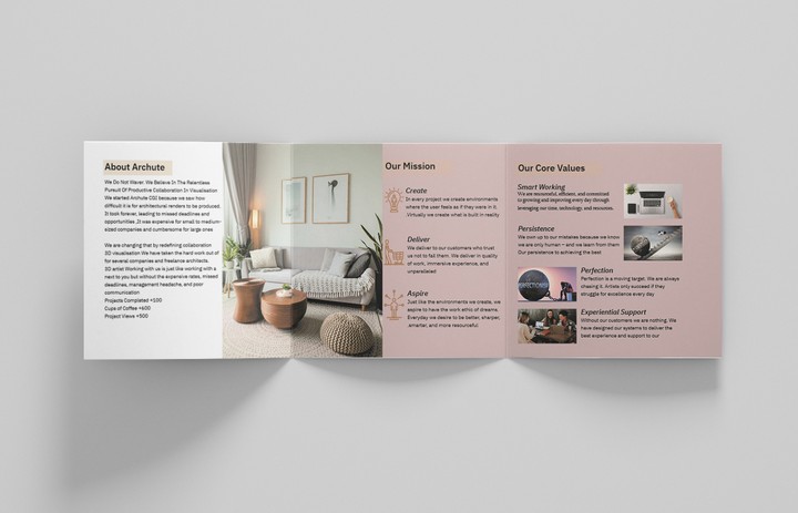 تصميم برشور جذاب و عصري يلبي احتياجات الشركات Brochure Design