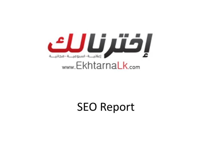 SEO Report Ekhtarnalk