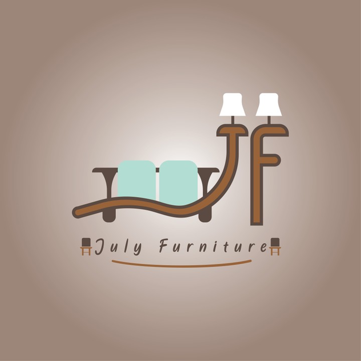 تصميم لوجو july furniture