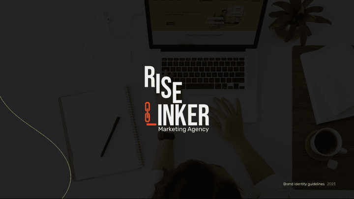 Riselinker logo designe