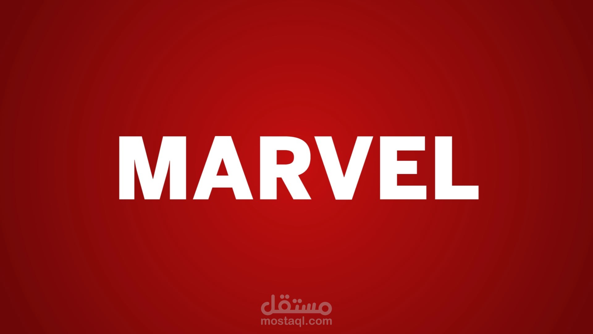 تصميم موشن جرافيك مارفل