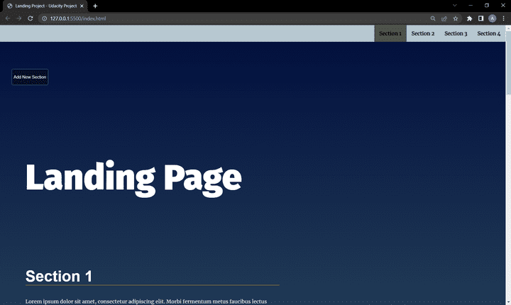 Landing Page