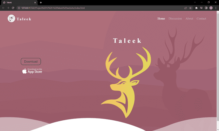 Simulation to Taleek website