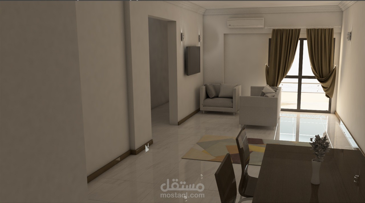 تصميم 3D  لريسبشن