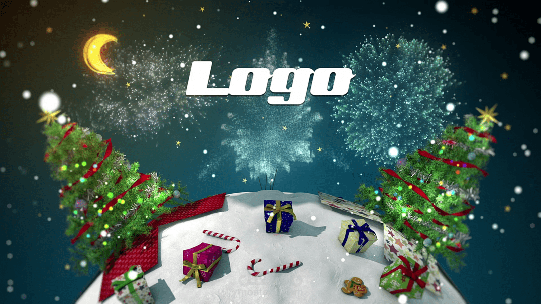 super video christmas with logo