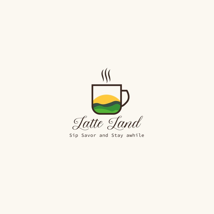 لوجو لصالح latte land cafe