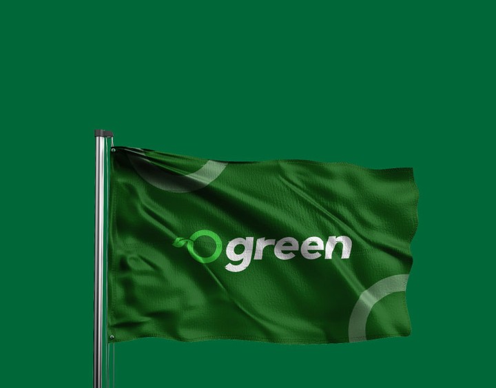 تصميم شعار o green