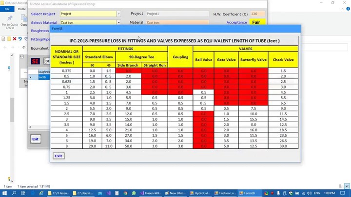 HydroCalc Software