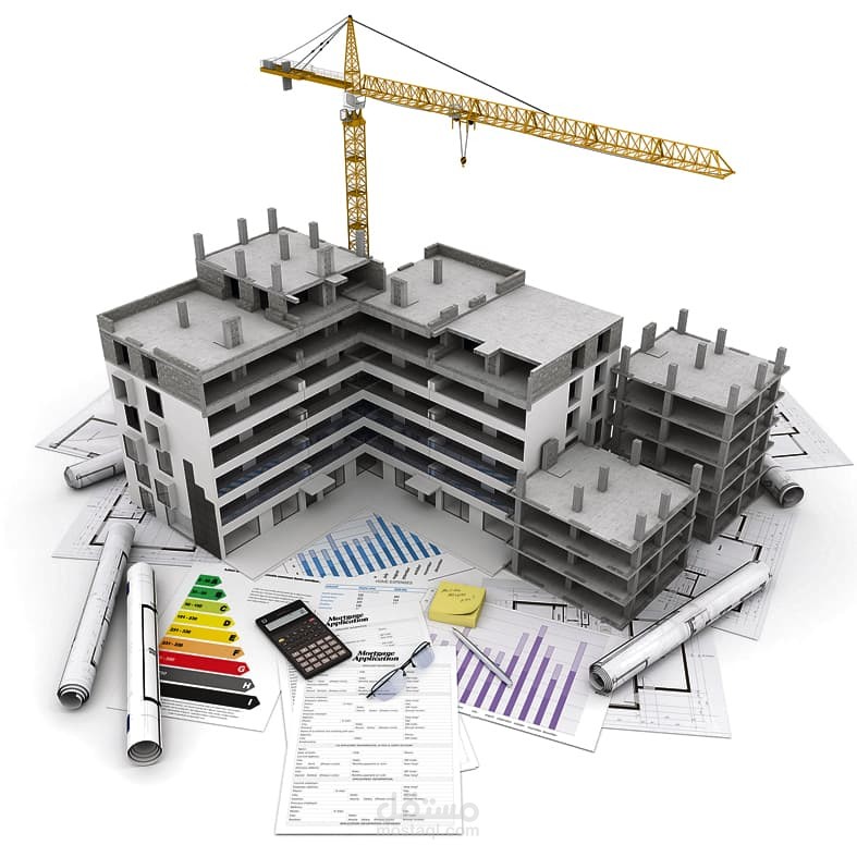 تصميم إنشائي لمبنى سكني