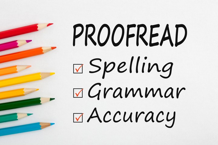 التدقيق اللغوي والتحرير-Proofreading & Editing