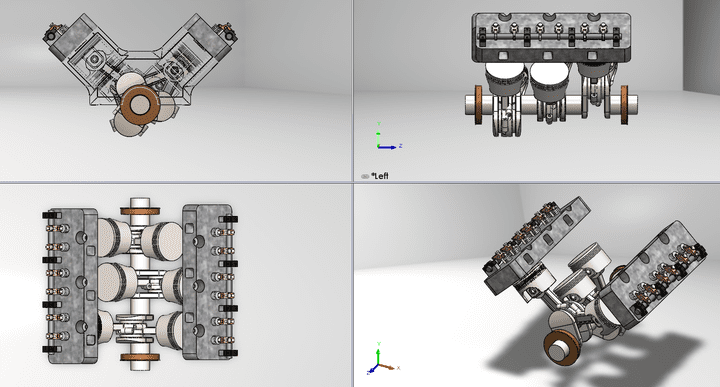 6Cylinder V engine