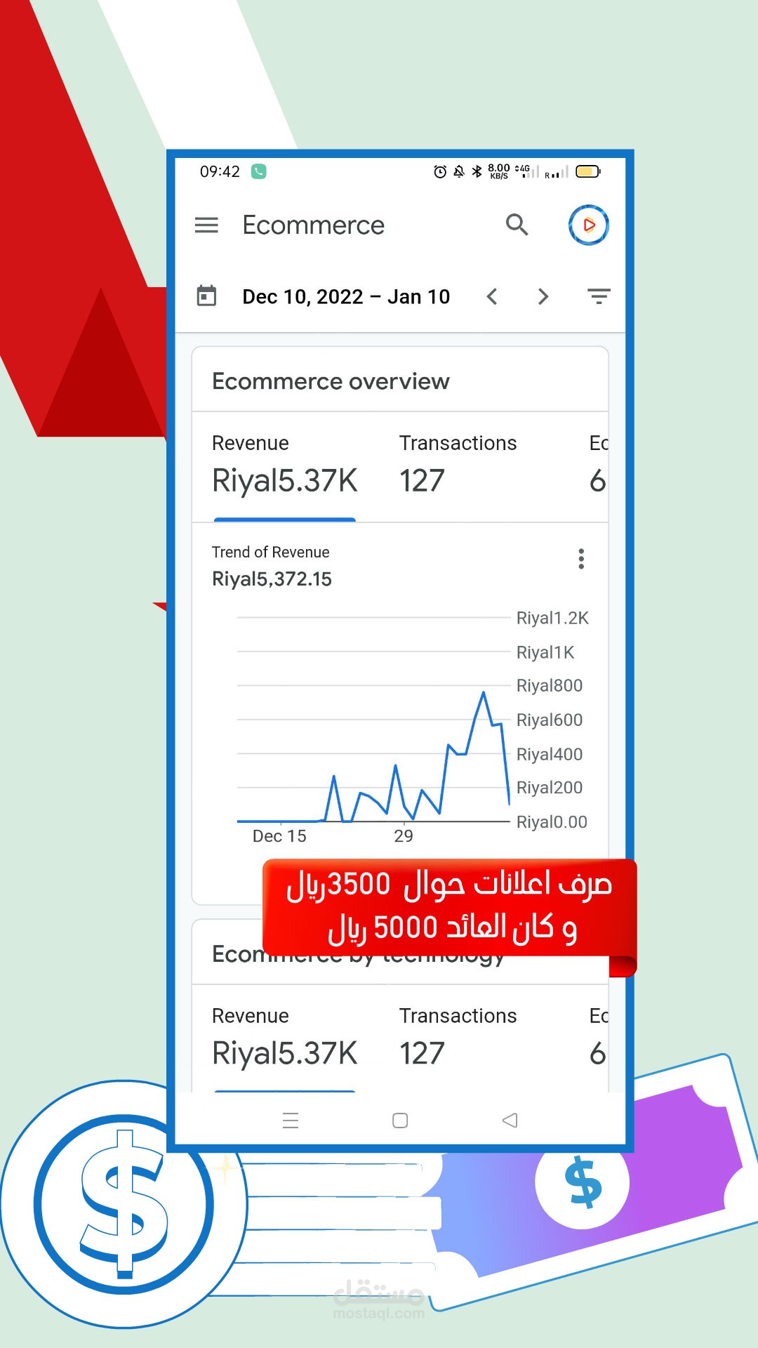 موشن جرافيك لشركة تسويق مقاس سناب شات وتيك توك