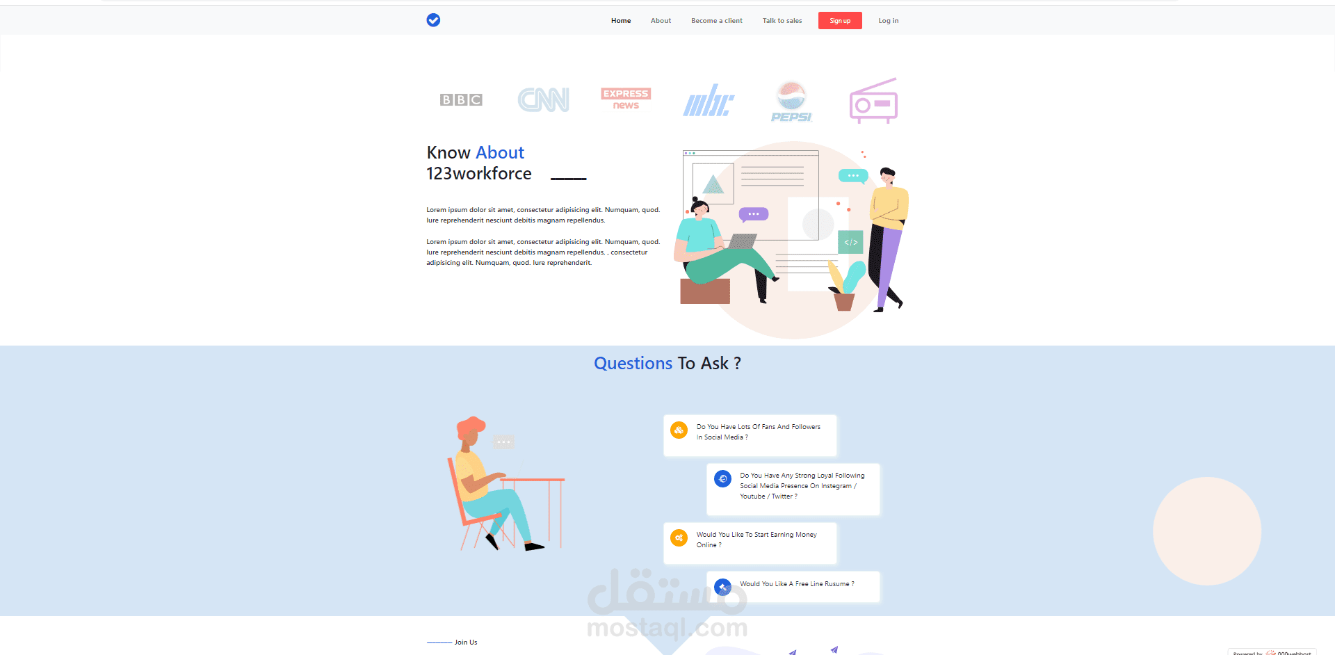 Task From Company | مستقل