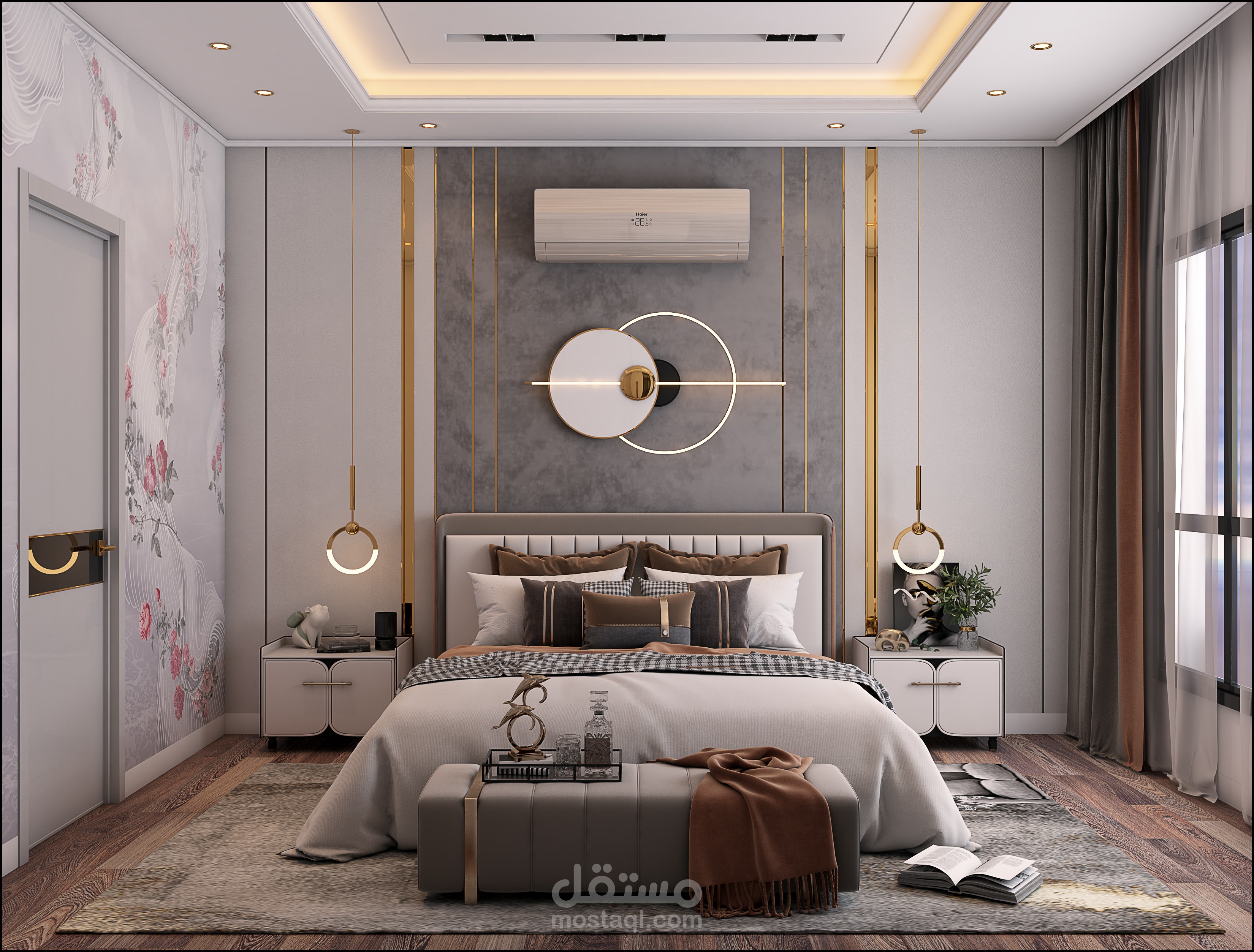 تصميم شقة سكنيه