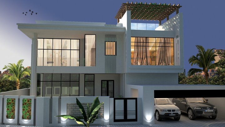 exterior design privet villa