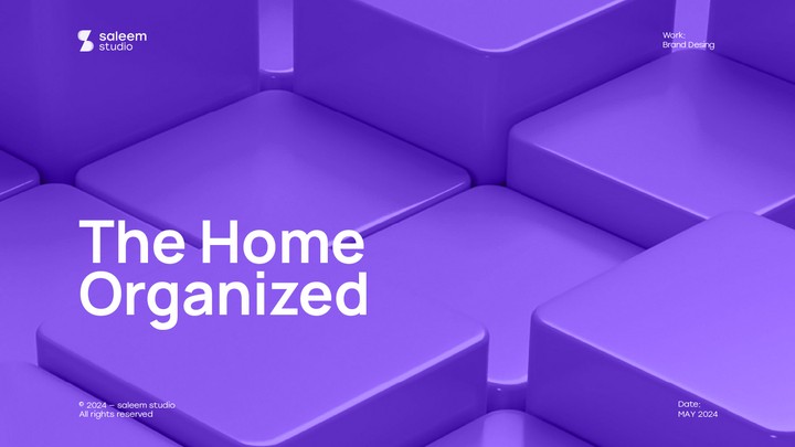 The Home Organized | Brand identity