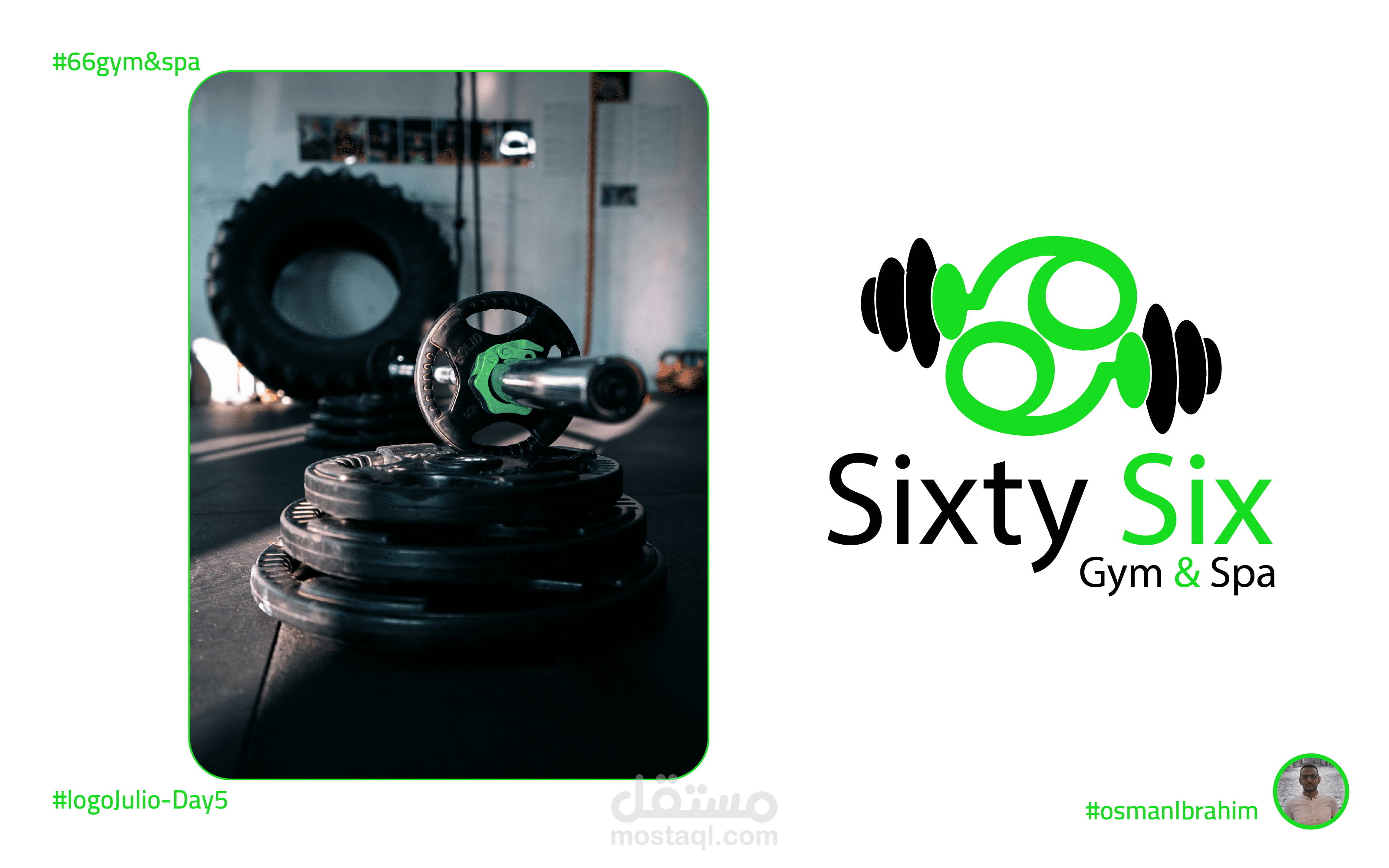 Sixty six Gym & Spa logo