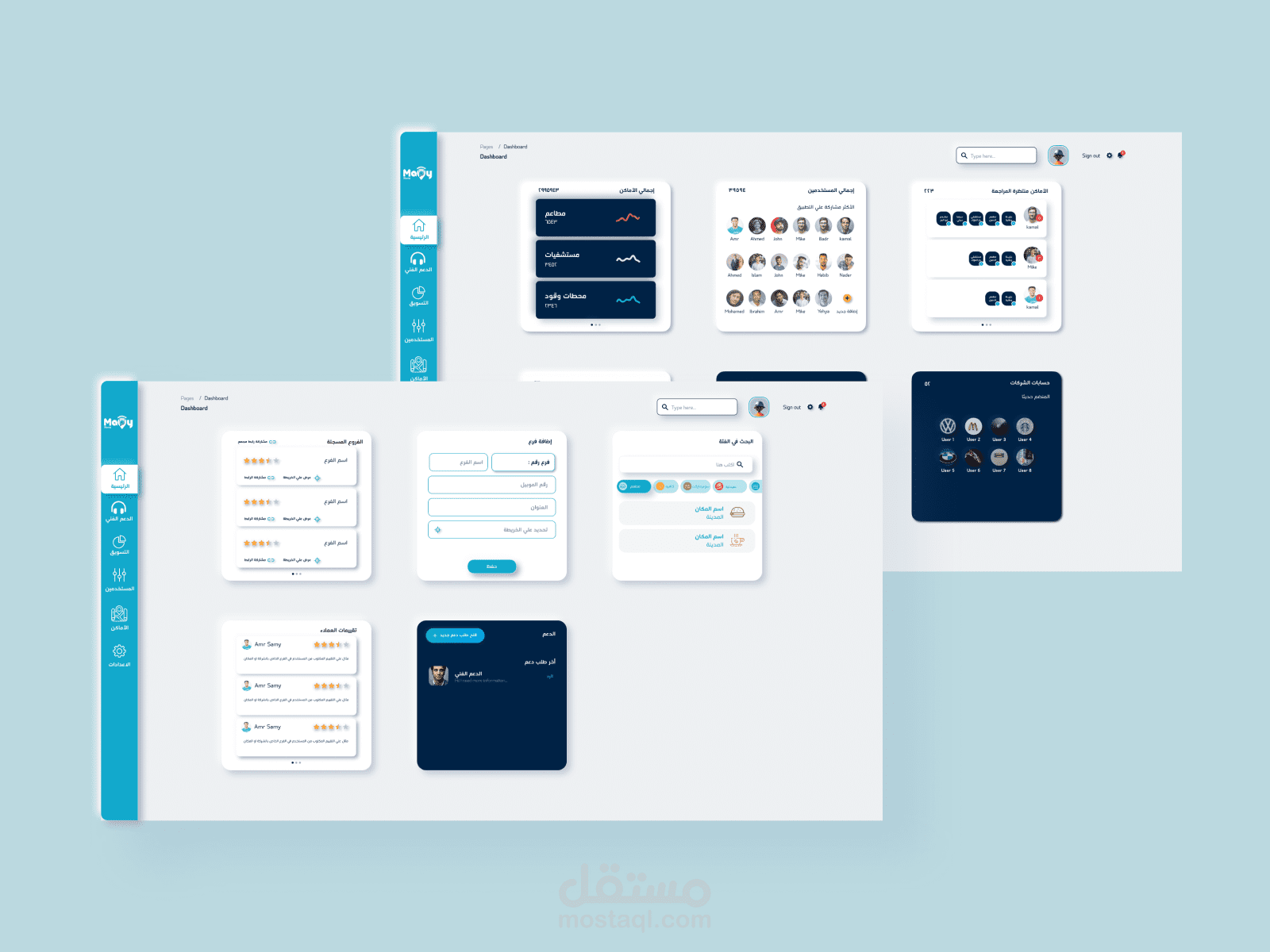 Maps Dashboard