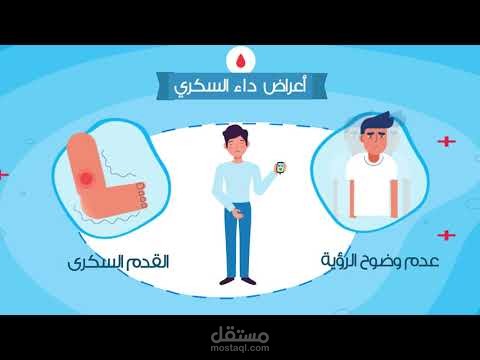 موشن جرافيك داء السكري Motion Graphic Diabetes mellitus